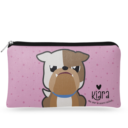 Necessaire Personalizada Buldogue Ingl�s