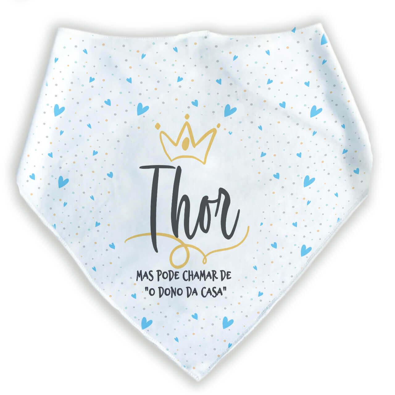 Bandana Personalizada Pode Me Chamar de "O Dono da Casa" - Macho