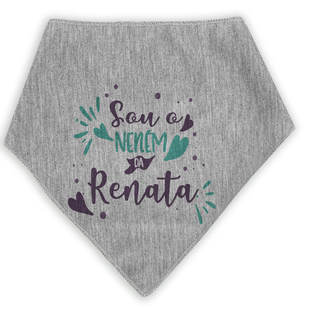 Bandana Para Pets Personalizada Eu Sou o Neném