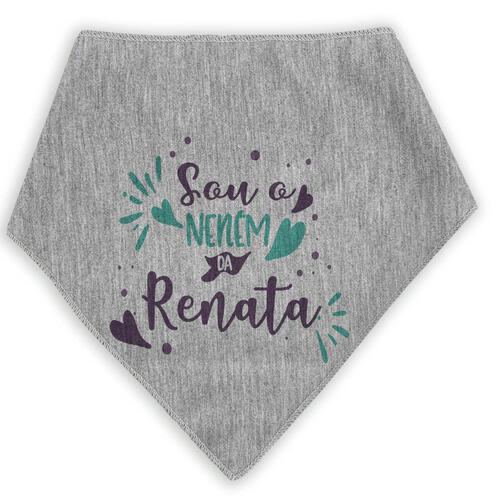 Bandana Para Pets Personalizada Eu Sou o Nen�m