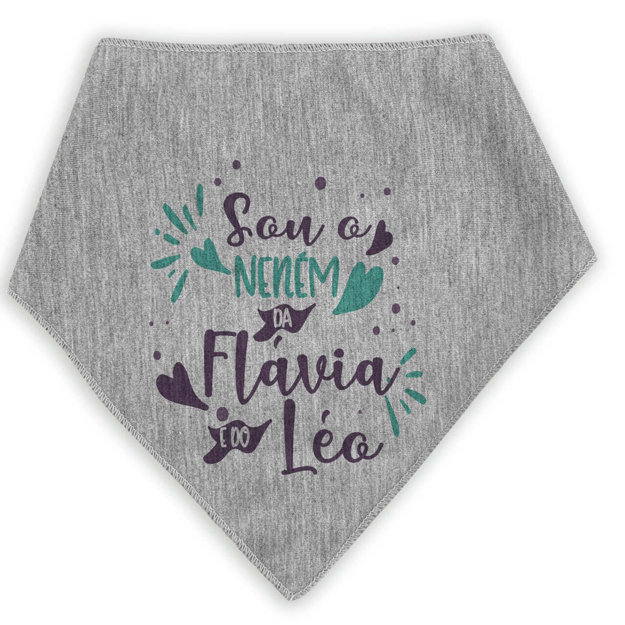 Bandana Para Pets Personalizada Eu Sou o Neném