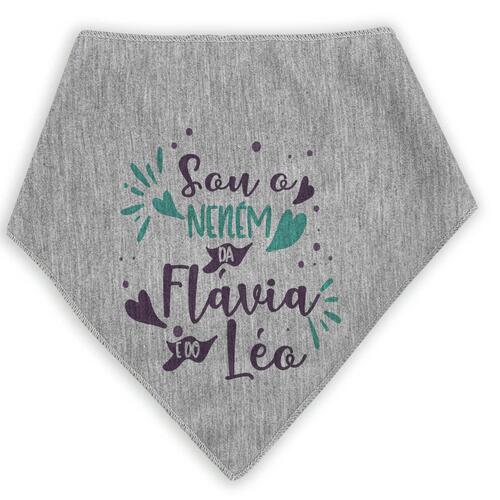 Bandana Para Pets Personalizada Eu Sou o Neném