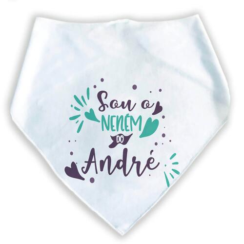 Bandana Para Pets Personalizada Eu Sou o Nen�m
