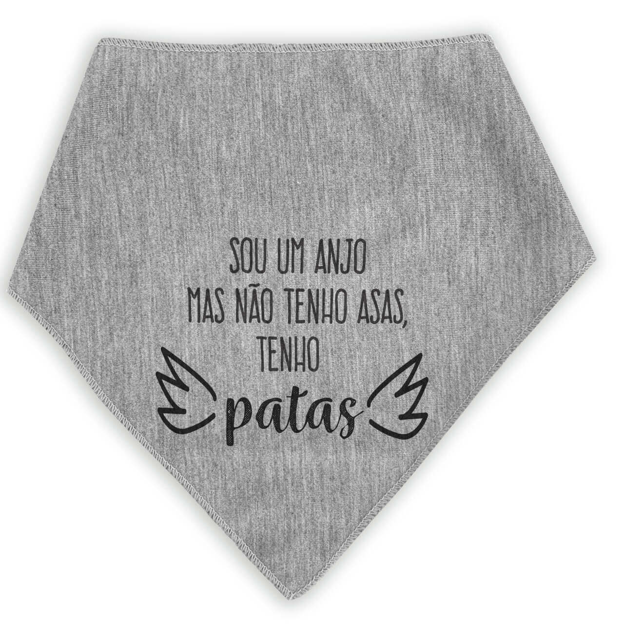 Bandana Para Pets Sou Um Anjo Mas Não Tenho Asas Tenho patas