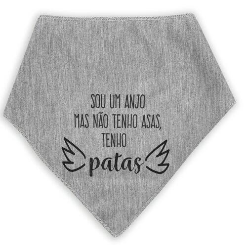 Bandana Para Pets Sou Um Anjo Mas N�o Tenho Asas Tenho patas