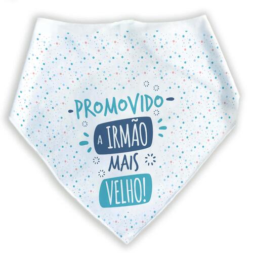 Bandana Para C�es e Gatos Promovido a Irm�o Mais Velho