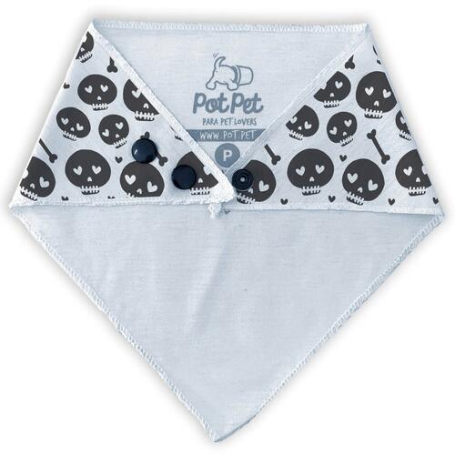 Bandana Personalizada Com o Nome do Pet - Caveiras
