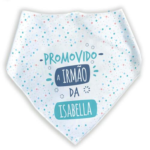 Bandana Personalizada Para C�es e Gatos Promovido a Irm�o Mais Velho
