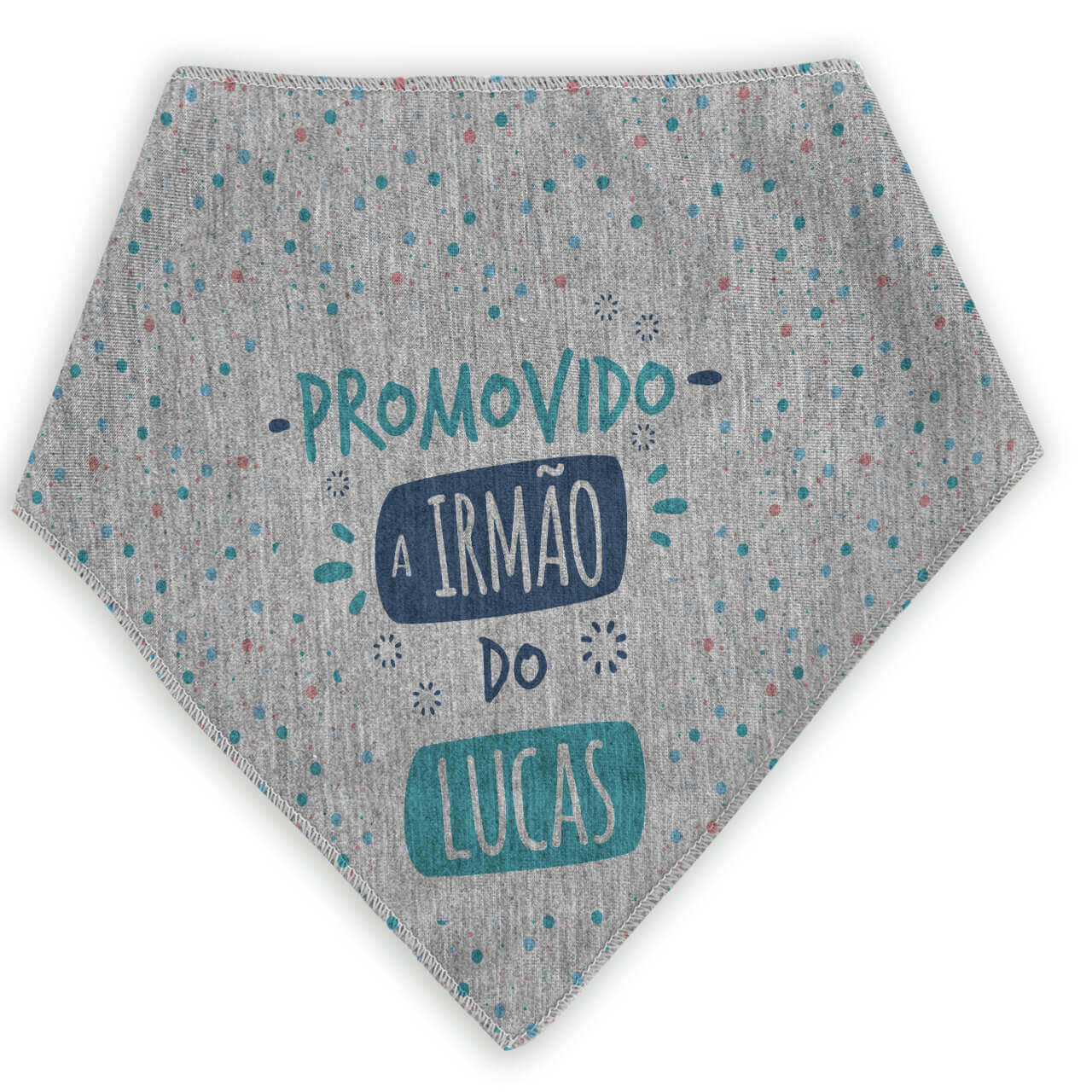 Bandana Personalizada Para Cães e Gatos Promovido a Irmão Mais Velho