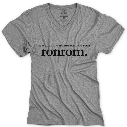 Camiseta Se o Amor Tivesse Um Som Seria Ronrom