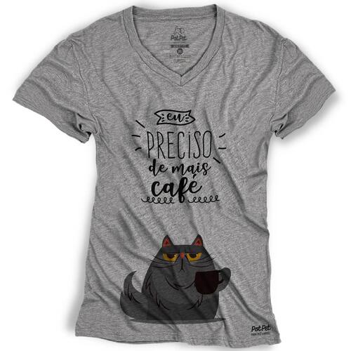 Camiseta Eu Preciso de Mais Caf�