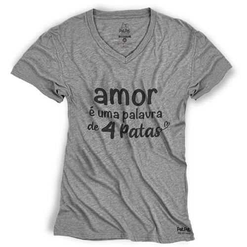 Camiseta Amor � Uma Palavra de 4 patas