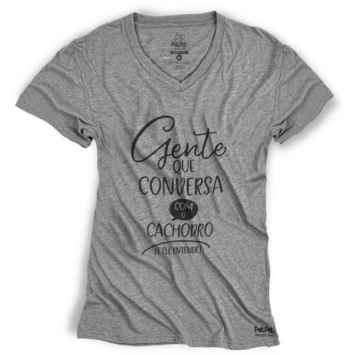 Camiseta Gente que Conversa com o Cachorro