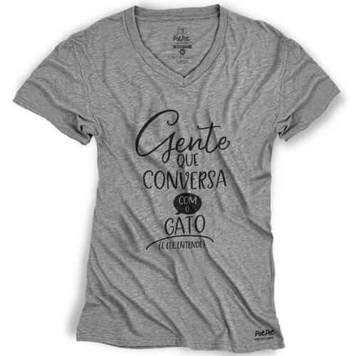 Camiseta Gente que Conversa com o Gato