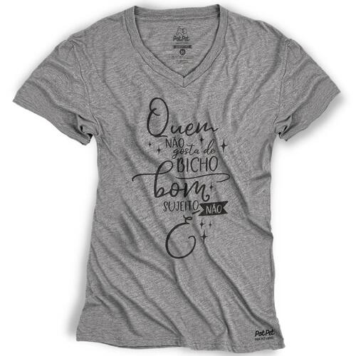 Camiseta Quem N�o Gosta de Bicho Bom Sujeito N�o �