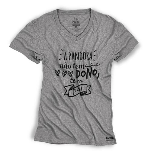 Camiseta Personalizada Meu Pet N�o Tem Dono Tem Pai