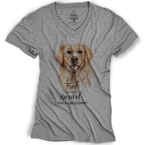 Camiseta Personalizada Meu Golden me Acha Incr�vel