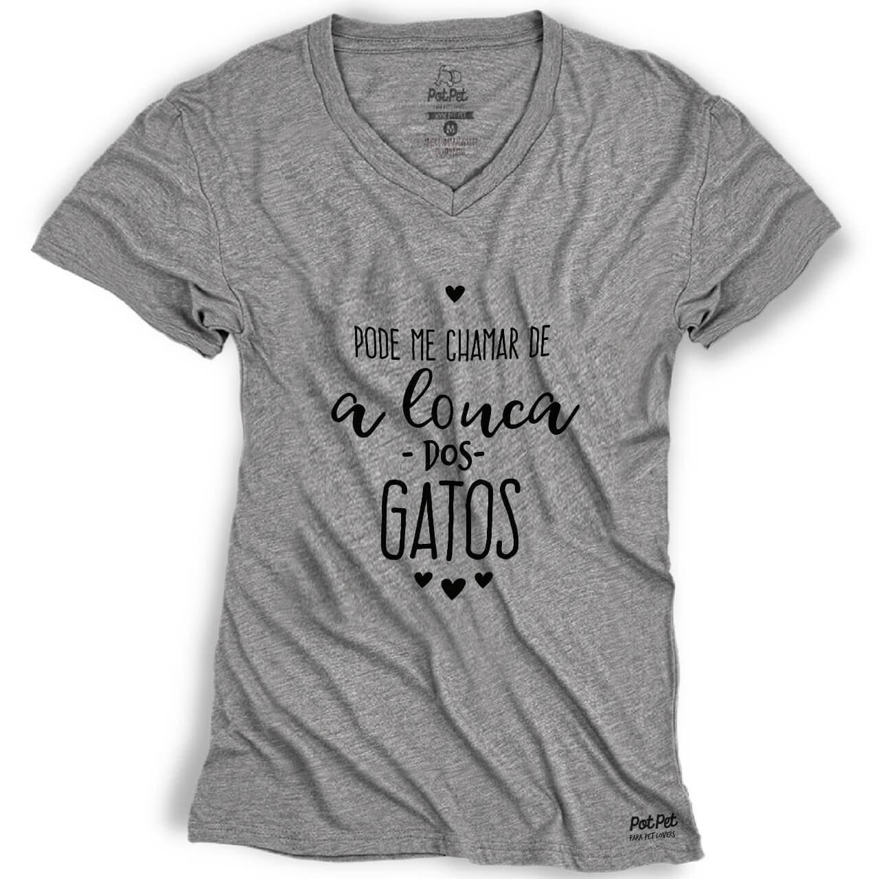 Camiseta Pode me chamar de a Louca dos Gatos