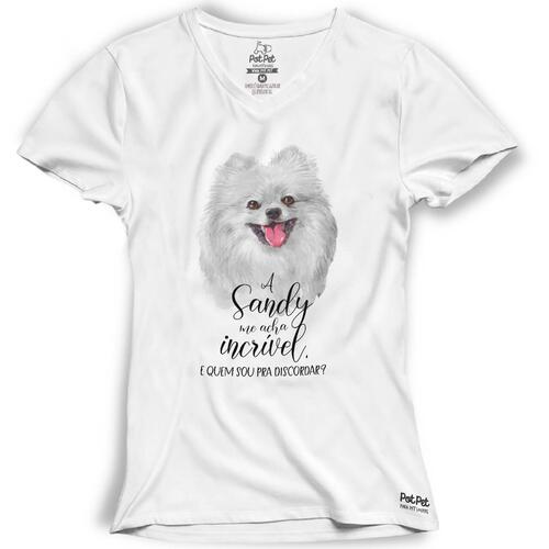 Camiseta Personalizada Meu Spitz me Acha Incr�vel
