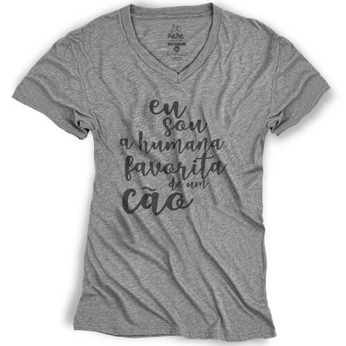 Camiseta Eu Sou o Humano(a) Favorito de um C�o