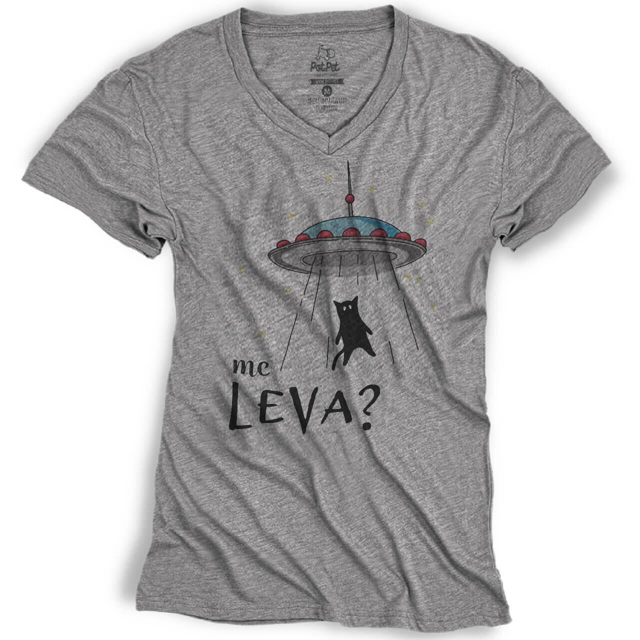 Camiseta Me Leva - Gato Abduzido