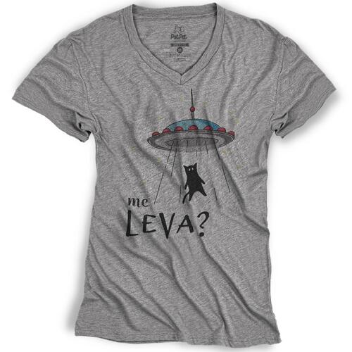 Camiseta Me Leva - Gato Abduzido