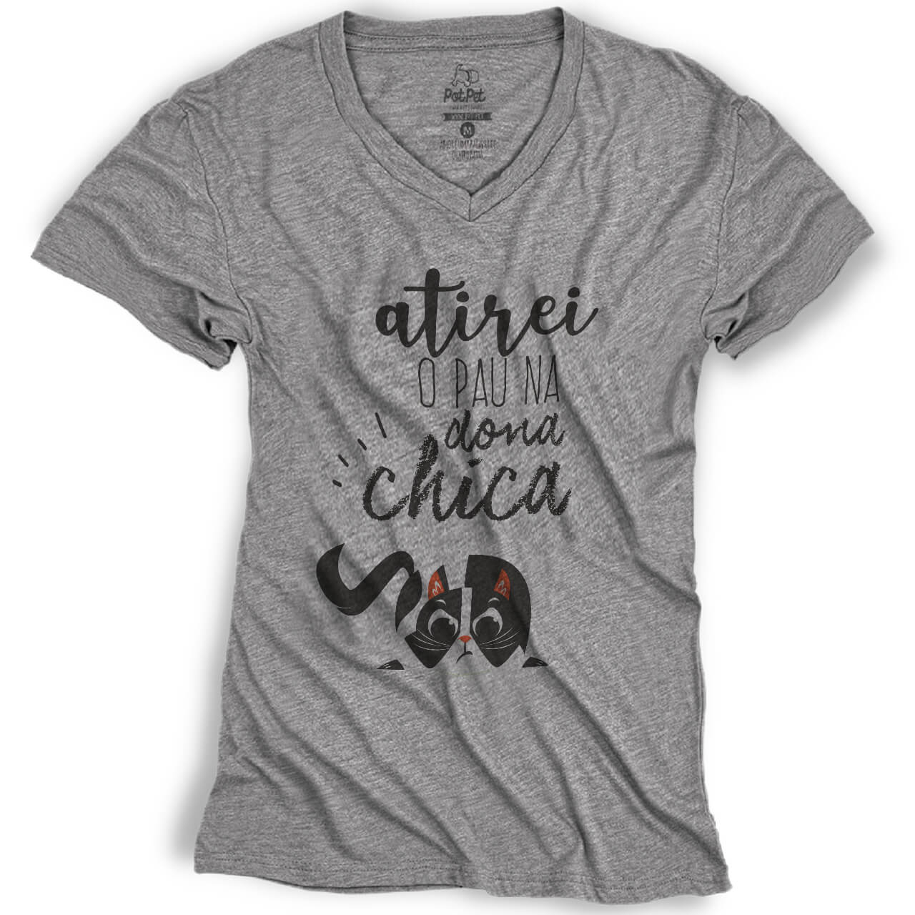 Camiseta Atirei o Pau na Dona Chica