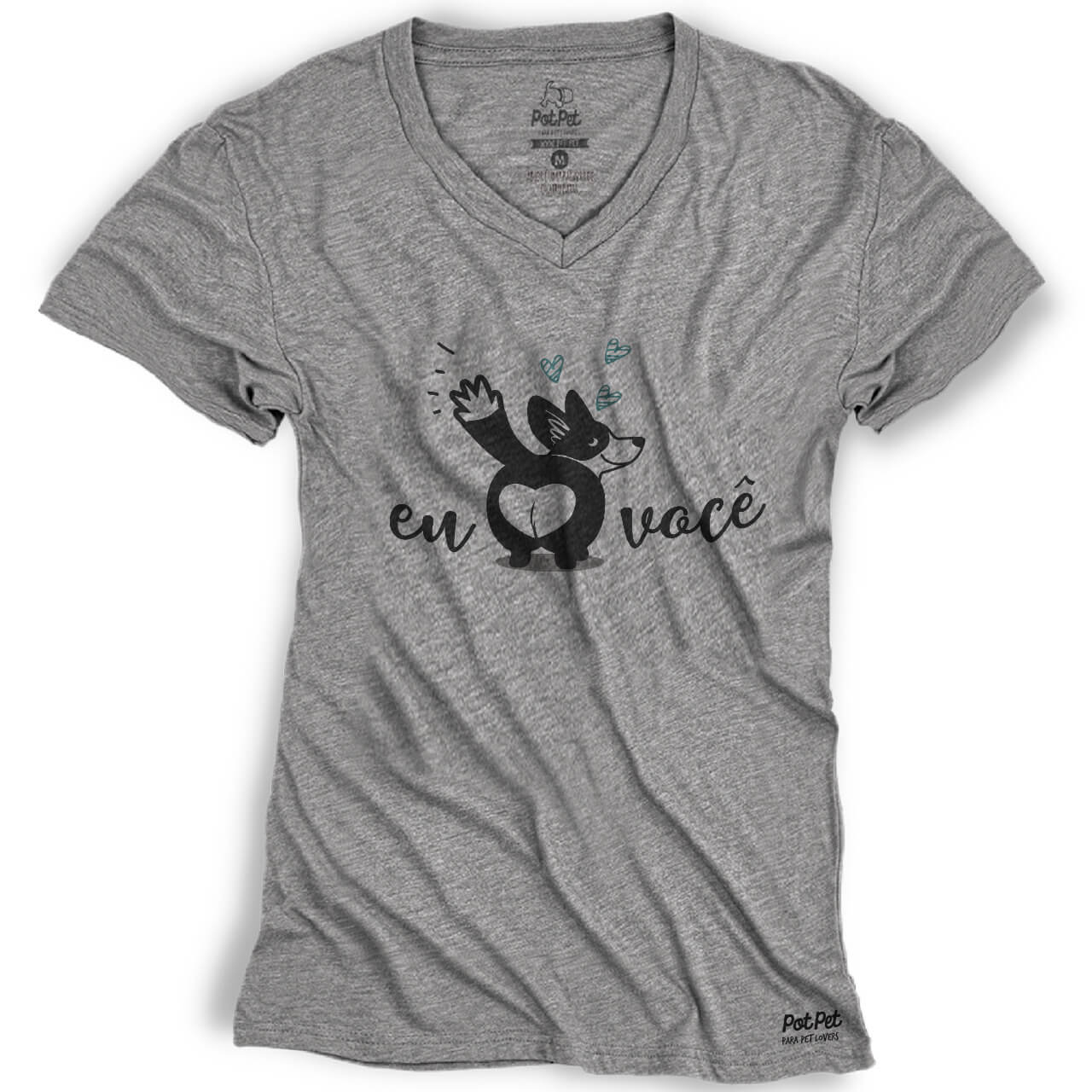 Camiseta Eu Amo Você - Para Apaixonados por Cães