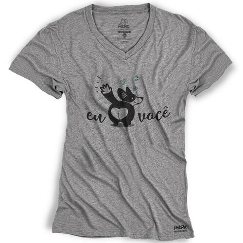 Camiseta Eu Amo Voc� - Para Apaixonados por C�es