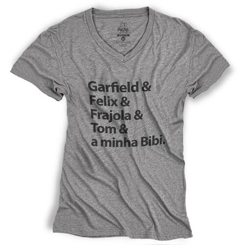 Camiseta Personalizada Gatos Famosos e o Nome do Seu Pet