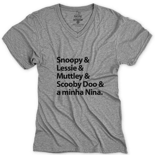 Camiseta Personalizada C�es Famosos e o Nome do Seu Pet