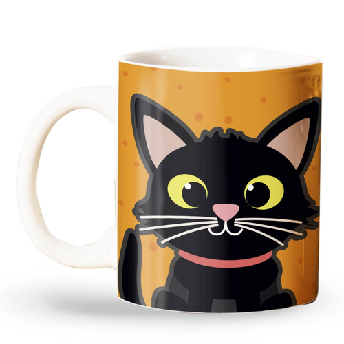 Caneca Personalizada Gato Preto