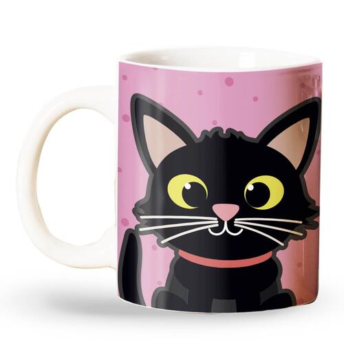 Caneca Personalizada Gato Preto