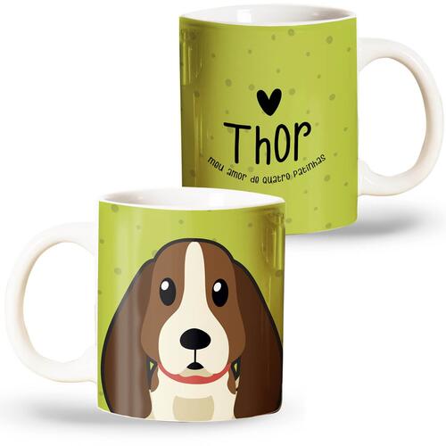 Caneca Personalizada Basset