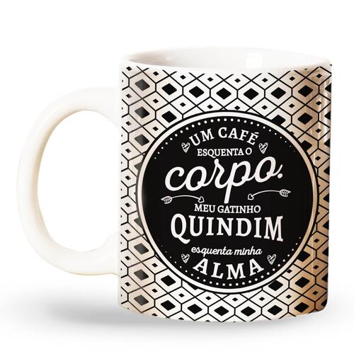 Caneca Personalizada Meu Gato Esquenta Minha Alma