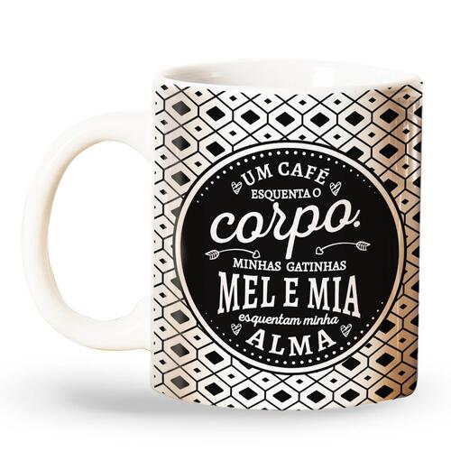 Caneca Personalizada Meu Gato Esquenta Minha Alma