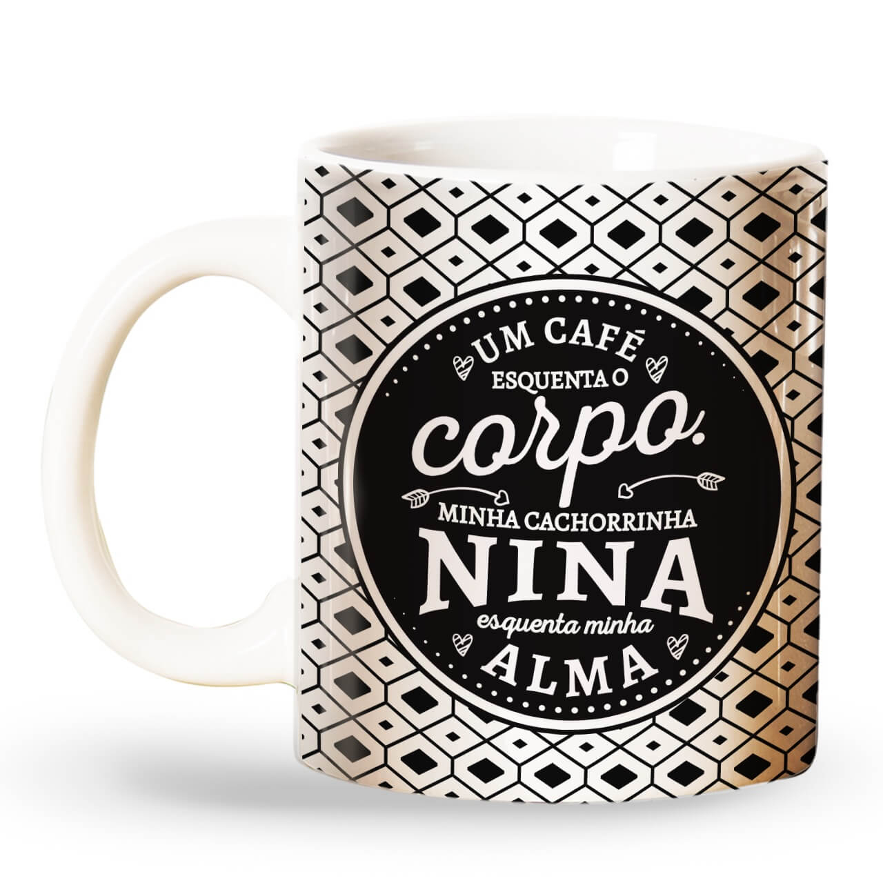 Caneca Personalizada Meu Cão Esquenta Minha Alma