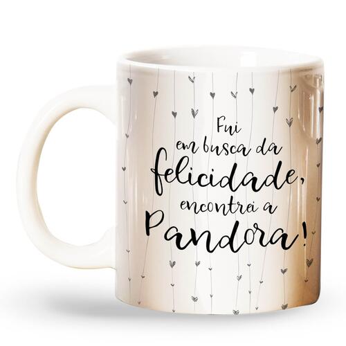 Caneca Personalizada Fui em Busca da Felicidade