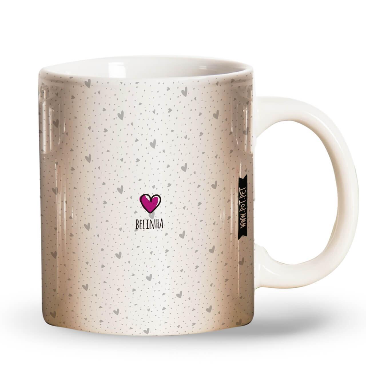 Caneca Personalizada Com os Nomes dos Pets - Coleção Patinha