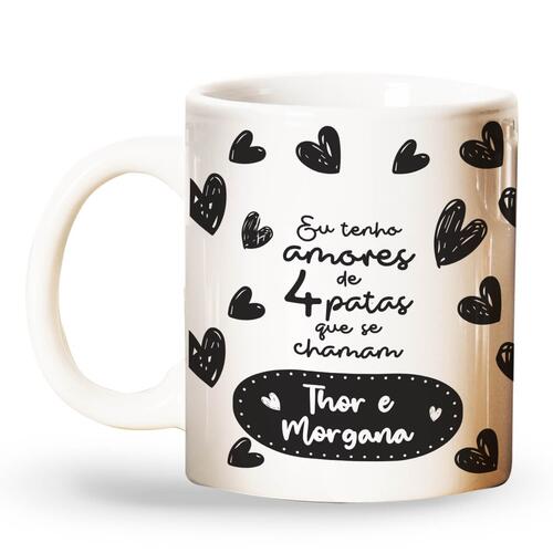 Caneca Personalizada Eu Tenho Um Amor de 4 Patas