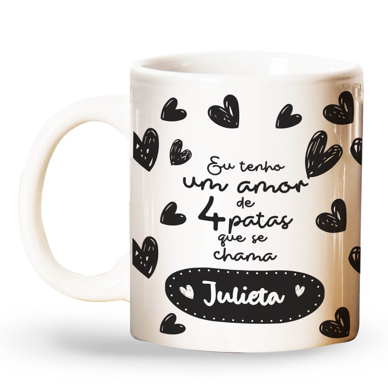 Caneca Personalizada Eu Tenho Um Amor de 4 Patas