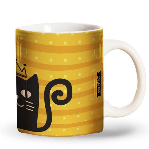 Caneca Gato Preto - N�o Gosta de Gatos Pretos Azar o Seu