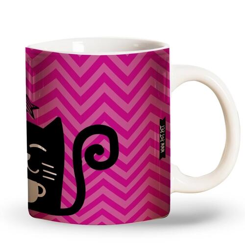Caneca Gato Preto - Preto Gostoso e Quentinho Ser� Caf� ou Gatinho