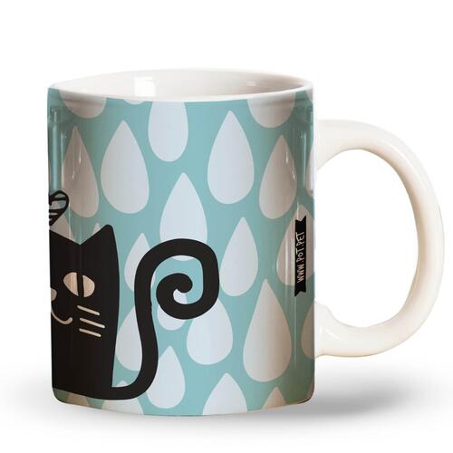 Caneca Gato Preto - Quero Leite Nunca Te Pedi Nada