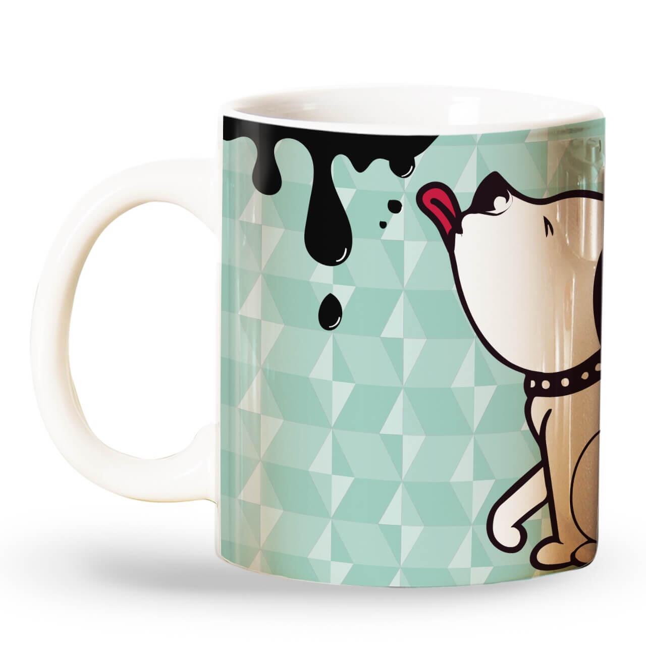 Caneca Também Quero Um Pouquinho de Café