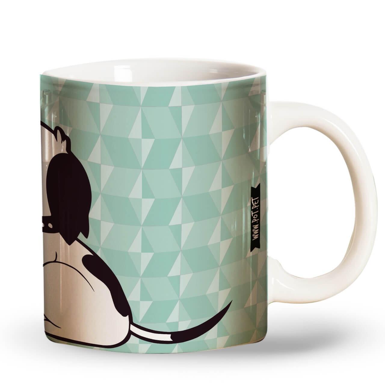 Caneca Também Quero Um Pouquinho de Café