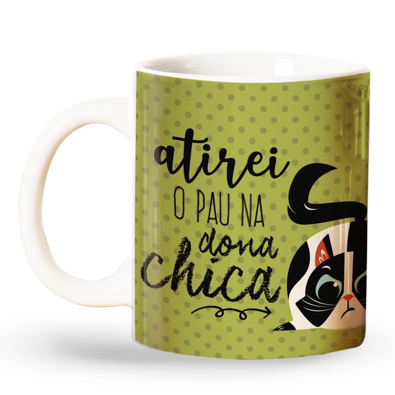 Caneca Atirei o Pau na Dona Chica