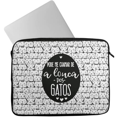 Capa para Notebook A Louca dos Gatos