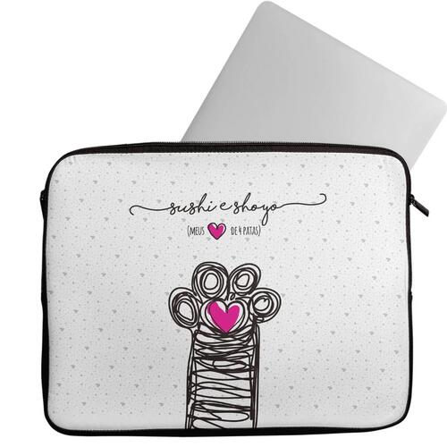 Capa para Notebook Personalizada Com os Nomes dos Pets - Cole��o Patinha