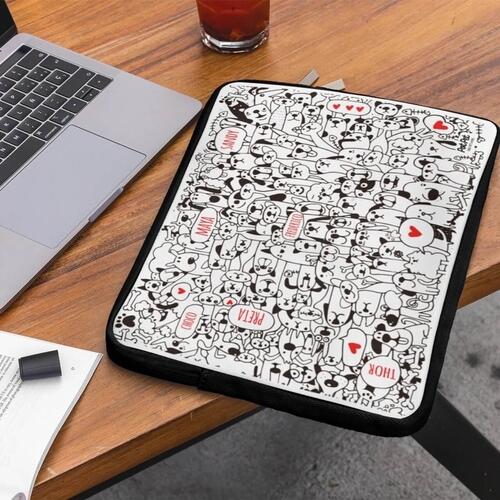 Capa para Notebook Personalizada Bicharada - Com os Nomes dos Seus Pets